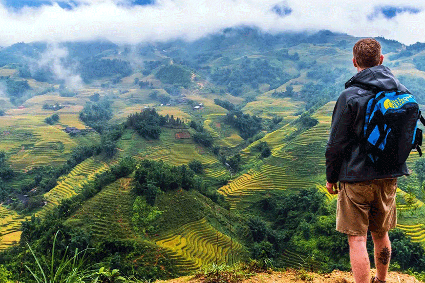 Trekking cũng được nhiều người lựa chọn để khám phá Sapa. Ảnh: sưu tầm