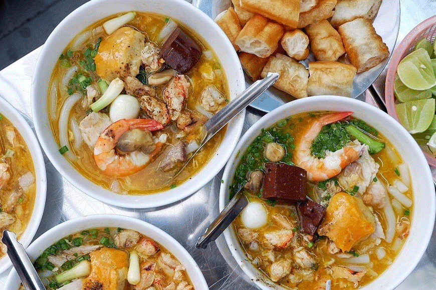 Bánh canh ghẹ hấp dẫn. Ảnh: sưu tầm