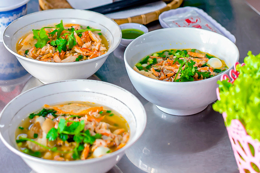 Bánh canh ghẹ ngon nhức nách. Ảnh: sưu tầm