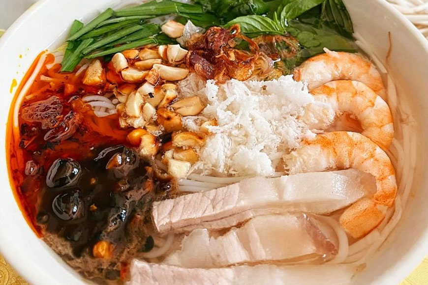 Bún gỏi già mỹ tho