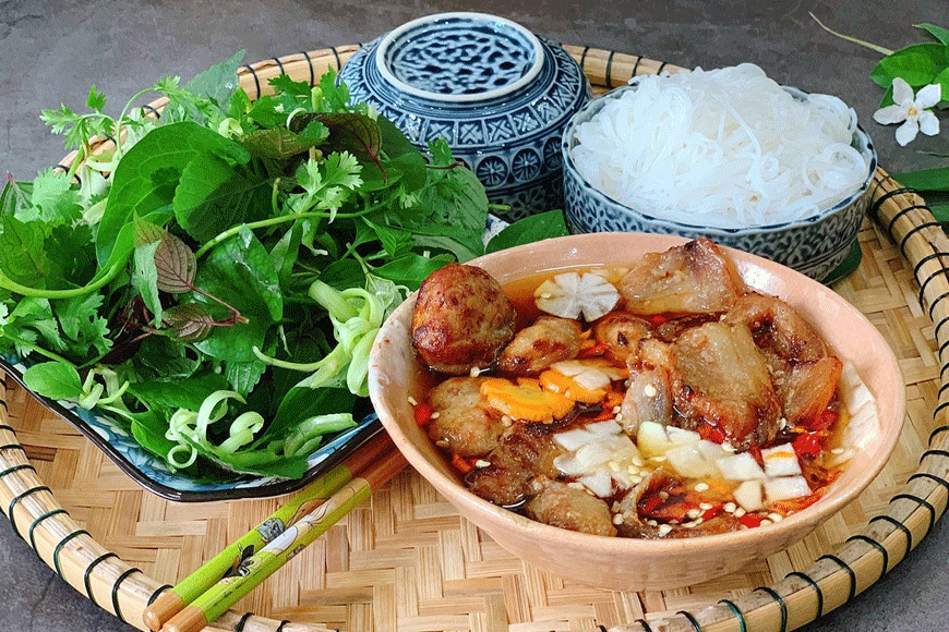 Bún chả Hà Nội. Ảnh: sưu tầm