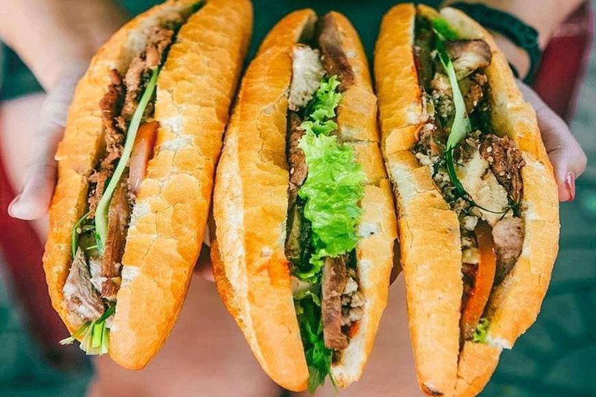 Bánh mì thơm ngon. Ảnh: sưu tầm