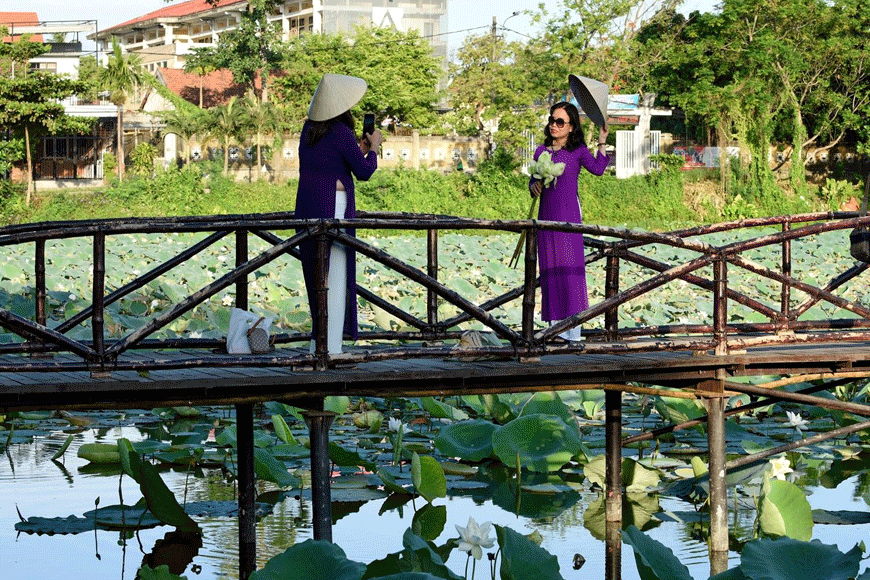 Điểm đến lý tưởng để check in cùng tà áo dài đằm thắm. Ảnh: sưu tầm