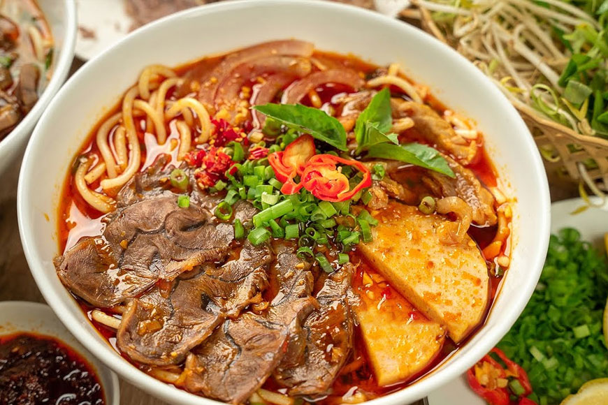 Bún bò Huế. Ảnh: Sưu tầm 