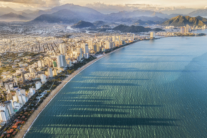 Vẻ đẹp thành phố Nha Trang. Ảnh: sưu tầm