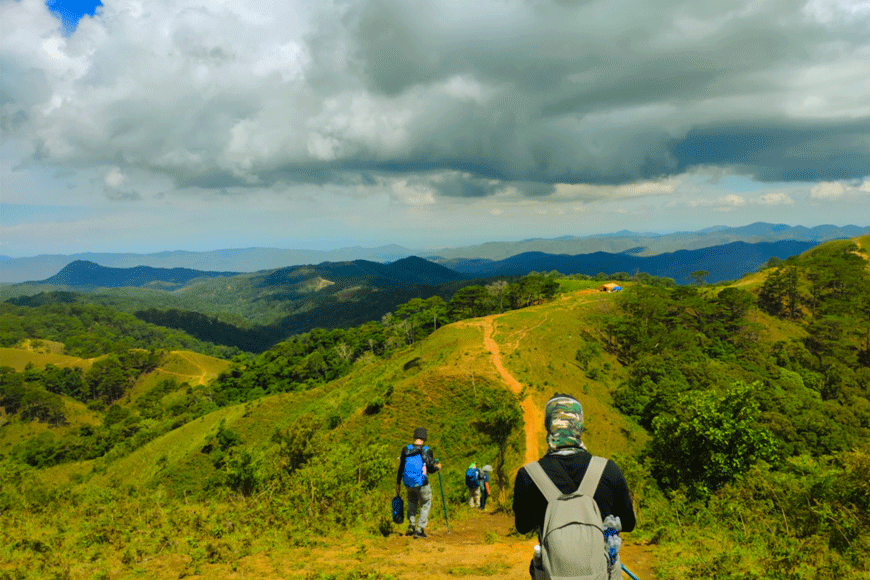 Nét đẹp trekking Tà Năng. Ảnh: sưu tầm