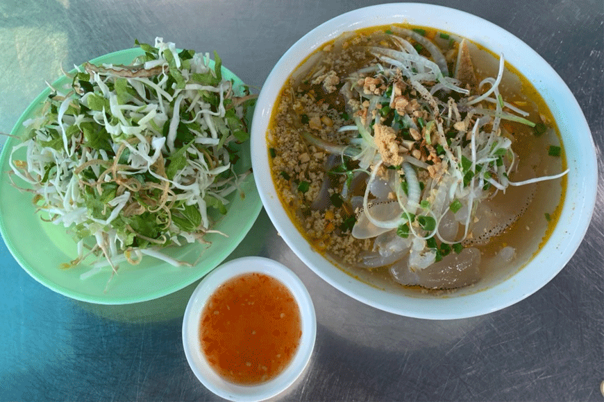 Bún sứa đầy đủ. Ảnh: sưu tầm