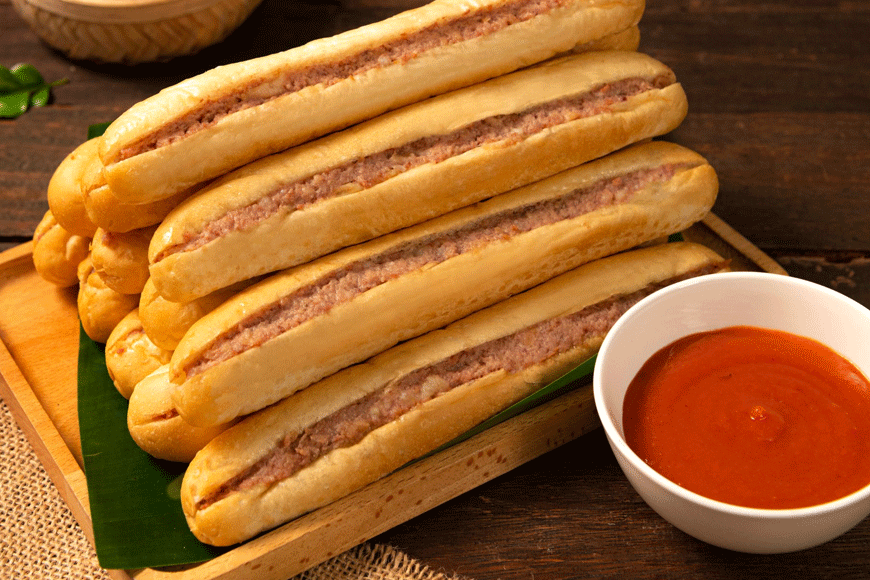 Bánh mì que Hải Phòng hấp dẫn. Ảnh: sưu tầm