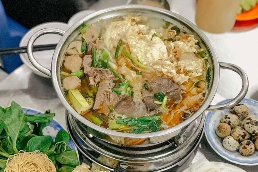 Lẩu bò ba toa. Ảnh: Sưu tầm 