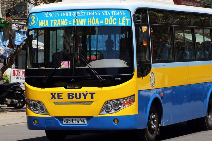 Các tuyến xe buýt tại Nha Trang. Ảnh: Sưu tầm 