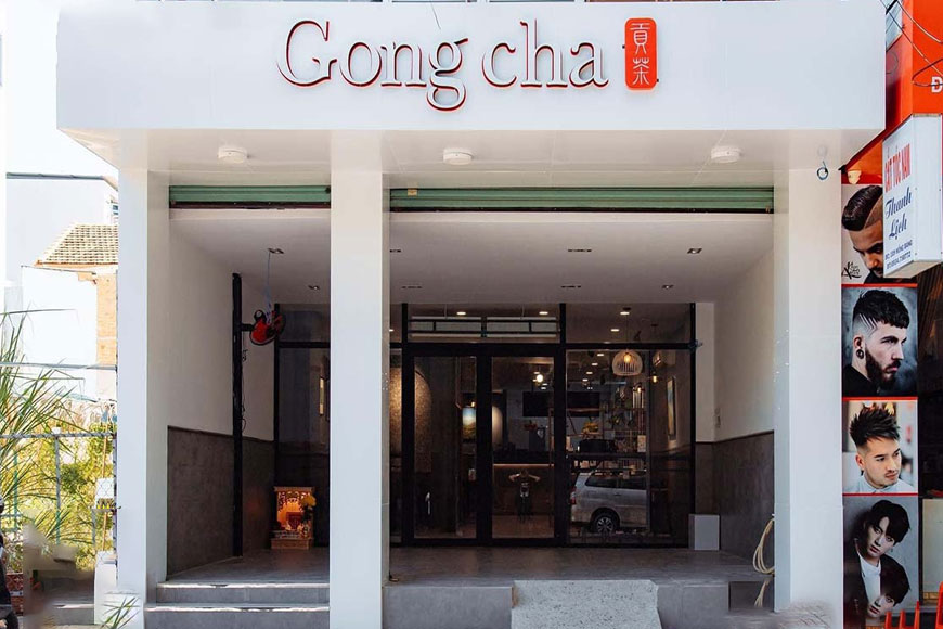 Quán trà sữa Gong Cha. Ảnh: Sưu tầm