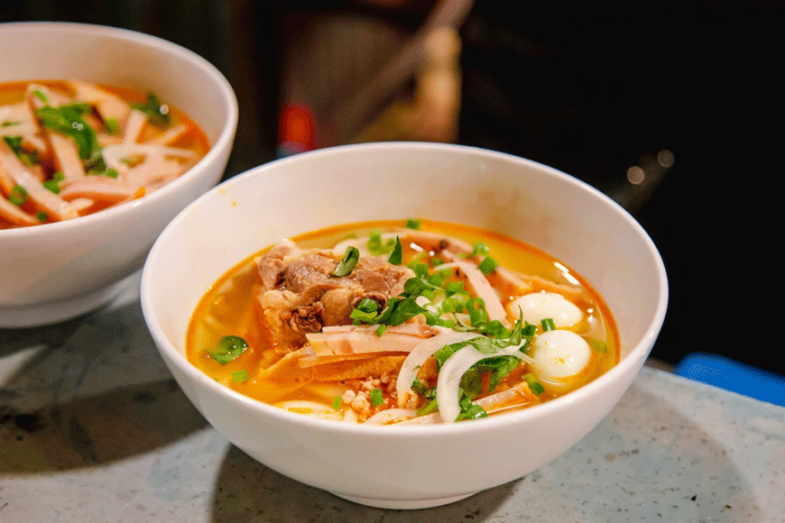 Bánh canh ruộng thơm ngon, hấp dẫn. Ảnh: sưu tầm