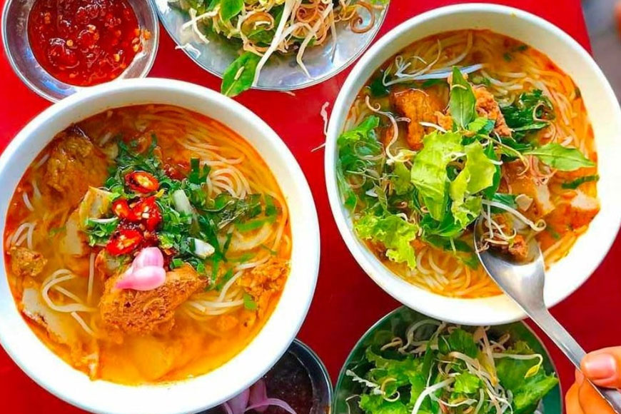 Bún chả cá ở Quy Nhơn. Ảnh: Sưu tầm 