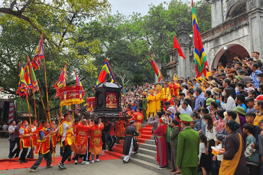 Lễ hội Bà Triệu. Ảnh: Sưu tầm 