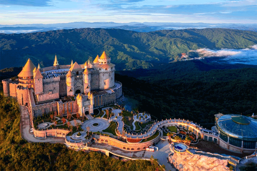 Tận hưởng những giây phút thư giãn tại Bà Nà Hills. Ảnh: sưu tầm