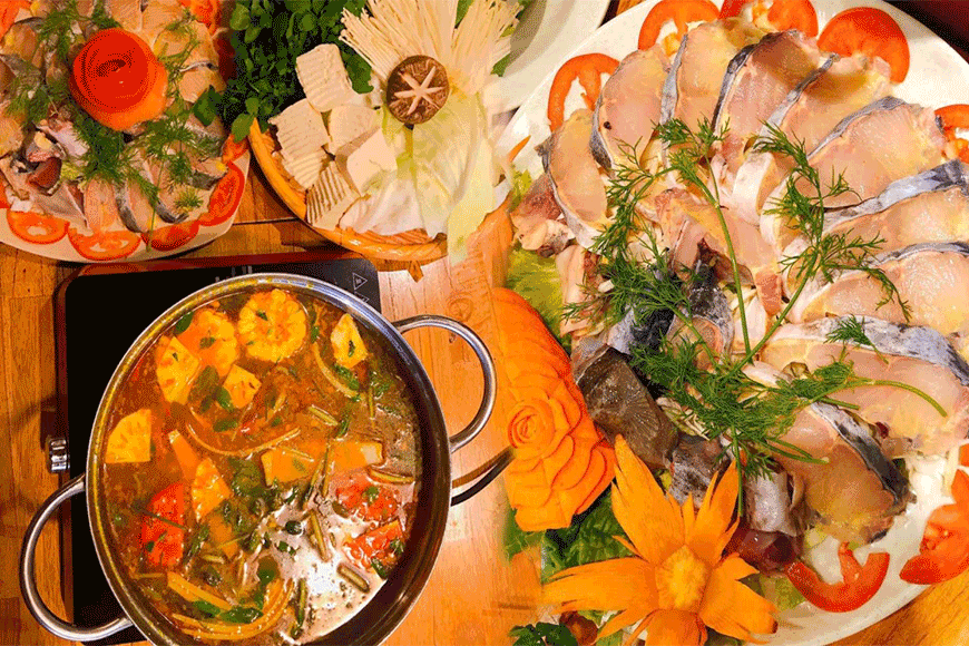 Đặc sản cá tầm tươi Sapa. Ảnh: sưu tầm