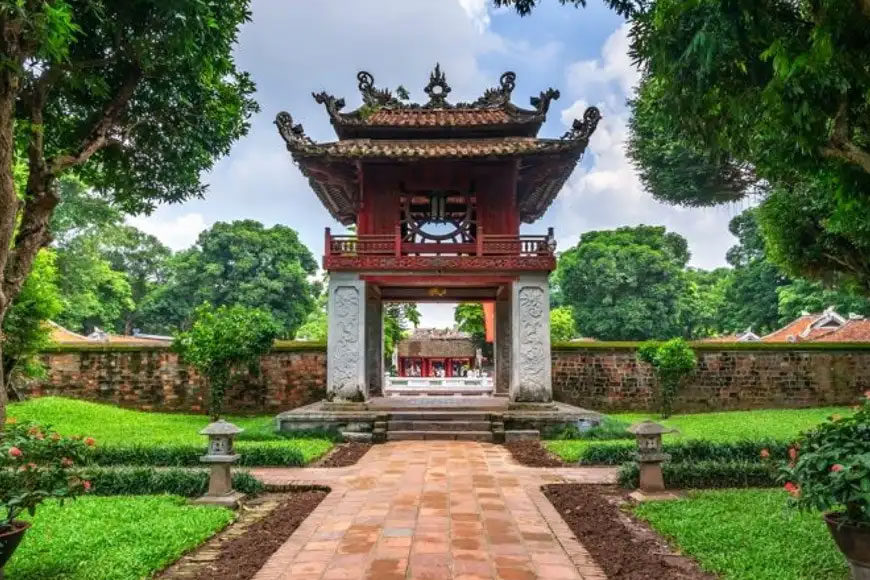 Văn Miếu Quốc Tử Giám. Ảnh: Sưu tầm