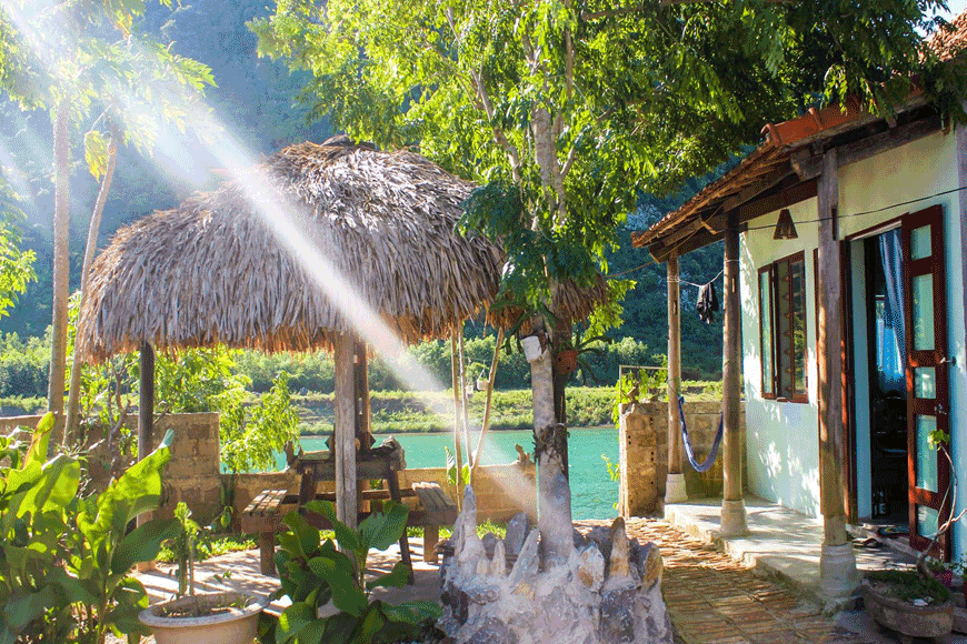 Góc nhỏ yên bình tại BeHome Quảng Bình. Ảnh: sưu tầm