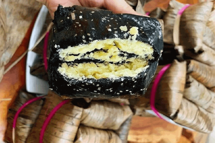 Bánh gai Tứ Trụ hấp dẫn. Ảnh: sưu tầm