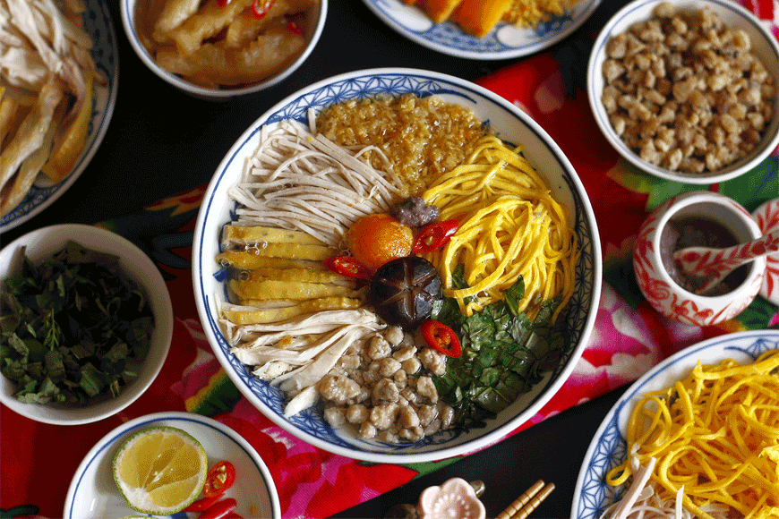 Bún thang truyền thống thơm ngon. Ảnh: sưu tầm