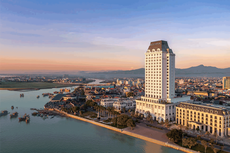 Tầm nhìn tuyệt đẹp từ Melia Vinpearl Quảng Bình. Ảnh: sưu tầm
