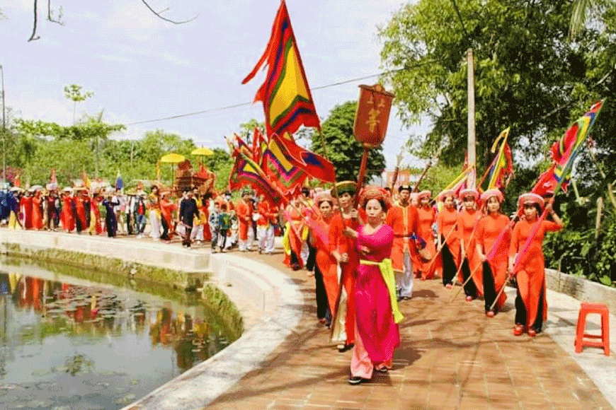 Nghi thức chính của hội. Ảnh: sưu tầm