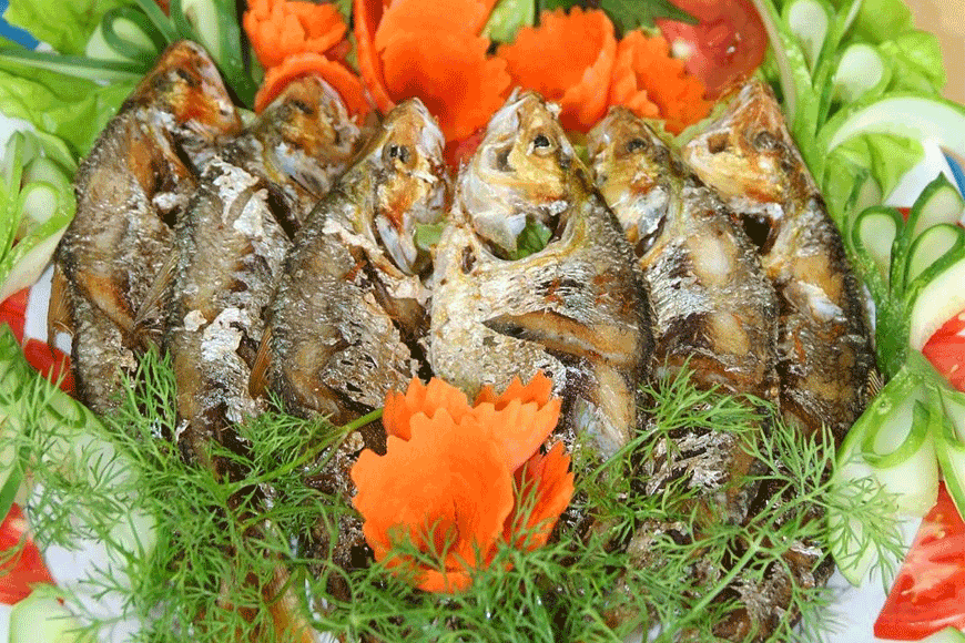 Đặc sản cá mòi Hưng Yên. Ảnh: sưu tầm