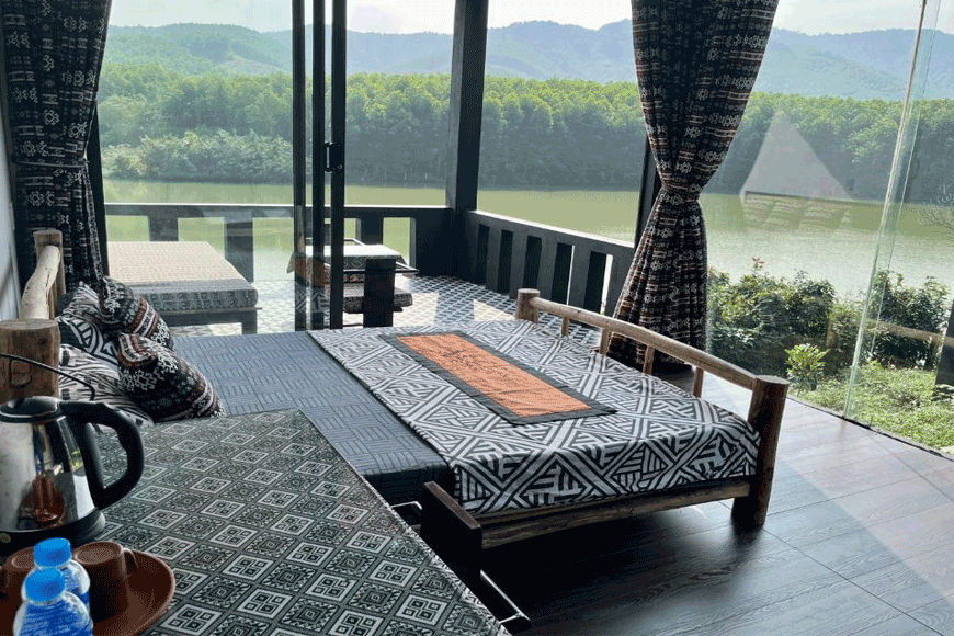 View phòng nghỉ lý tưởng. Ảnh: sưu tầm