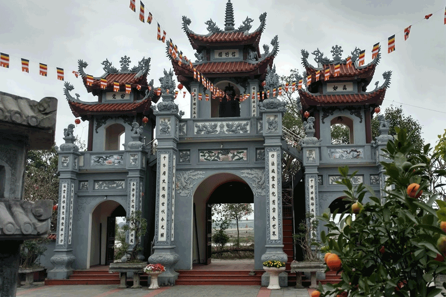 Đến thăm chùa Hiến Hưng Yên. Ảnh: sưu tầm