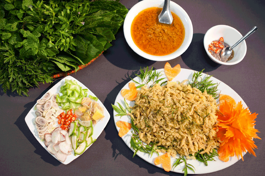 Gỏi cá nhệch Nga Sơn. Ảnh: sưu tầm