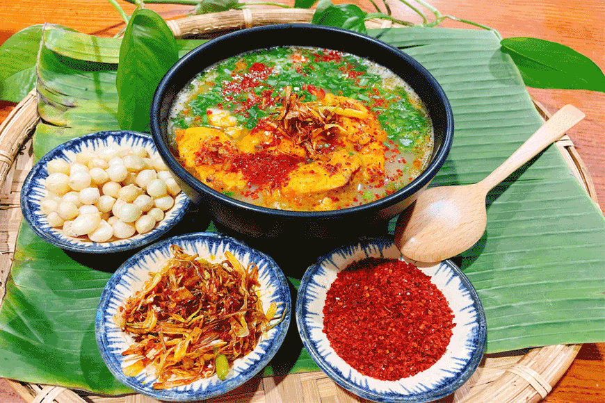 Cháo vạt giường hấp dẫn. Ảnh: sưu tầm