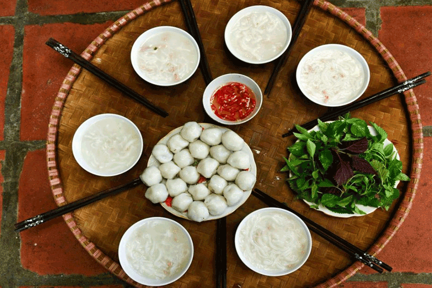 Món ăn truyền thống của người dân Vĩnh Phúc. Ảnh: sưu tầm