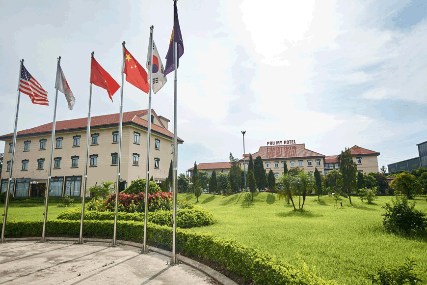 Khách sạn Phú Mỹ rộng lớn. Ảnh: sưu tầm