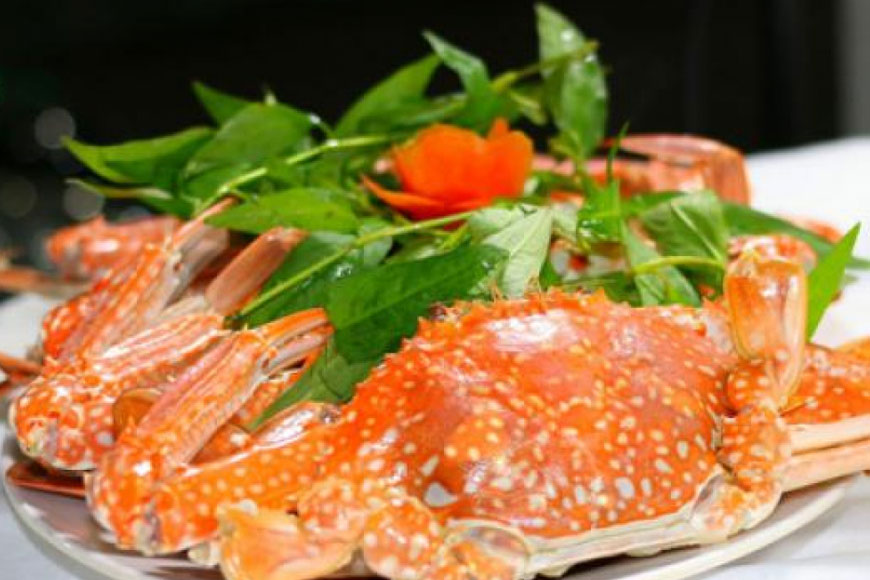 Ghẹ hấp tiêu xanh. Ảnh: Sưu tầm 