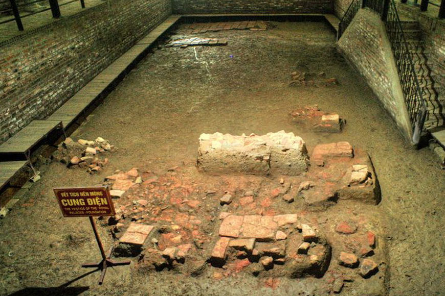 Khu vực khai quật cổ vật. Ảnh: Sưu tầm