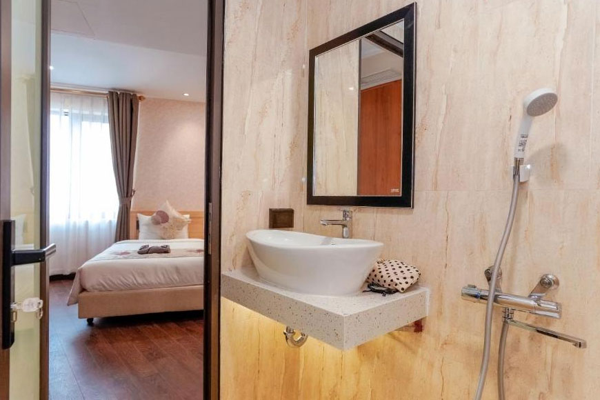 Khu vực phòng tắm đầy đủ tiện nghi. Ảnh: Sưu tầm 