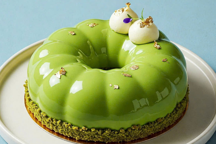 Bánh mousse từ quả na. Ảnh: Sưu tầm 