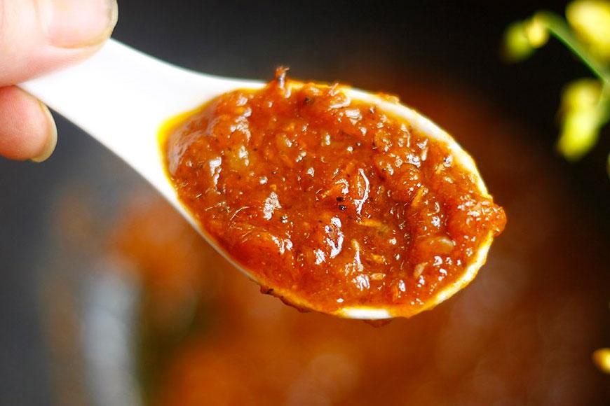 Chất mắm tép sánh đặc. Ảnh: Sưu tầm 