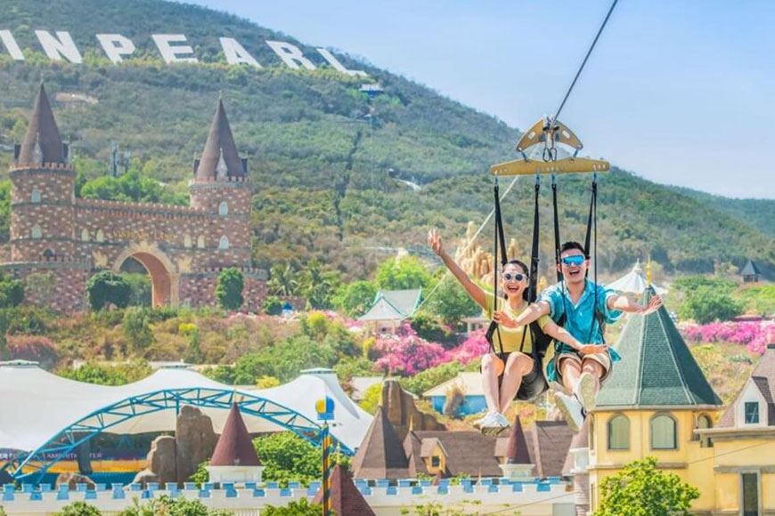 Tận hưởng những giây phút thư giãn tại VinWonders Nha Trang. Ảnh: Sưu tầm 