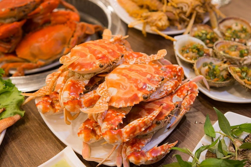 Buffet hải sản. Ảnh: Sưu tầm 