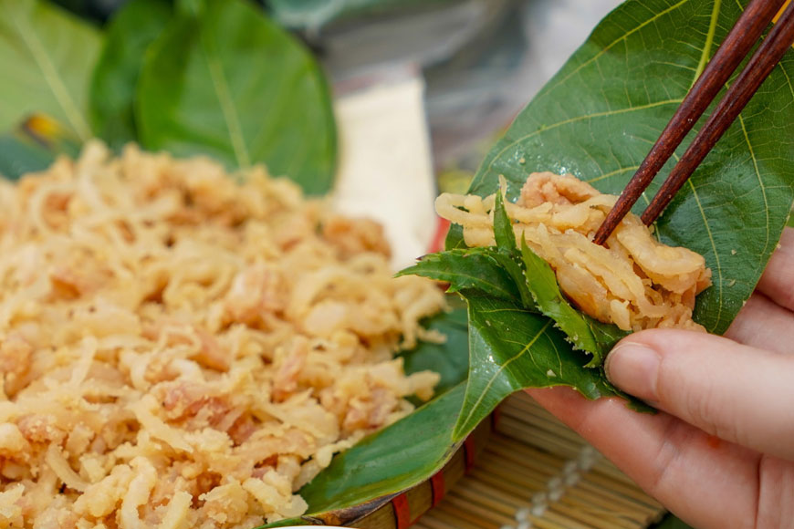 Nem làng Bùi - Càng ăn càng mê. Ảnh: Sưu tầm