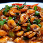 Tép dầu kho tương. Ảnh: Sưu tầm 