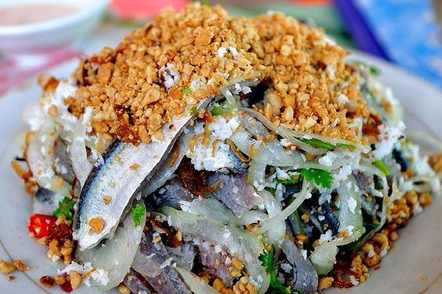 Gỏi cá trích. Ảnh: Sưu tầm