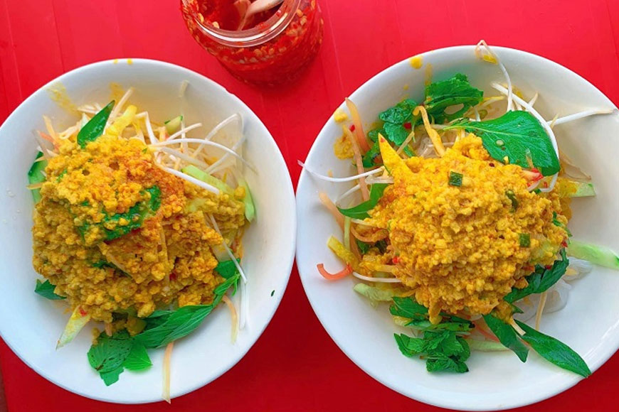 Bún kèn Hà Tiên mang đậm chất văn hóa người Khmer. Ảnh: Sưu tầm 