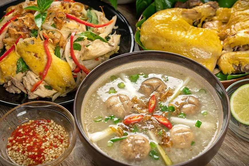 Cháo gà Hồ. Ảnh: Sưu tầm