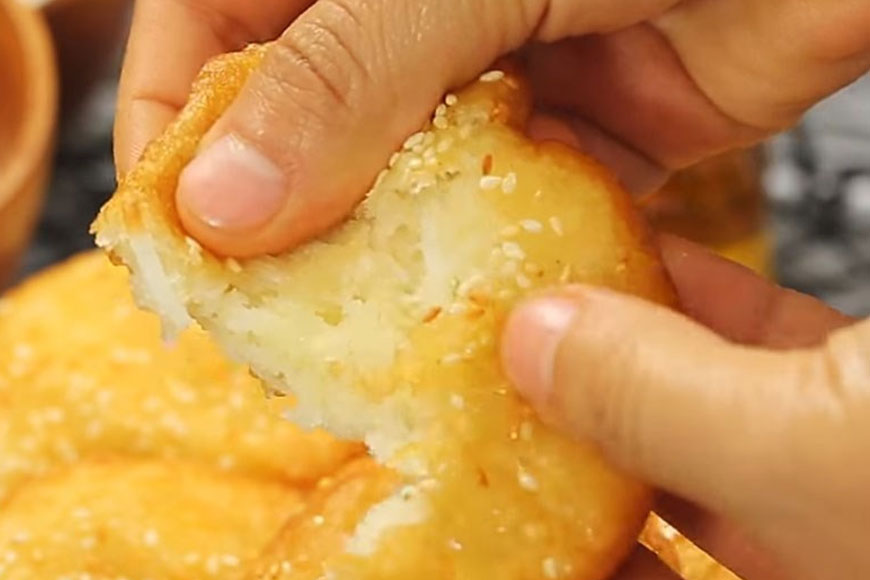 Bánh sắn phồng. Ảnh: Sưu tầm 