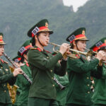 Nhan sắc rạng ngời trong ngày tập luyện rốt ráo trước thềm 2/9 của khối “Hoa hậu” trong lòng nhân dân. Ảnh: Sưu tầm 