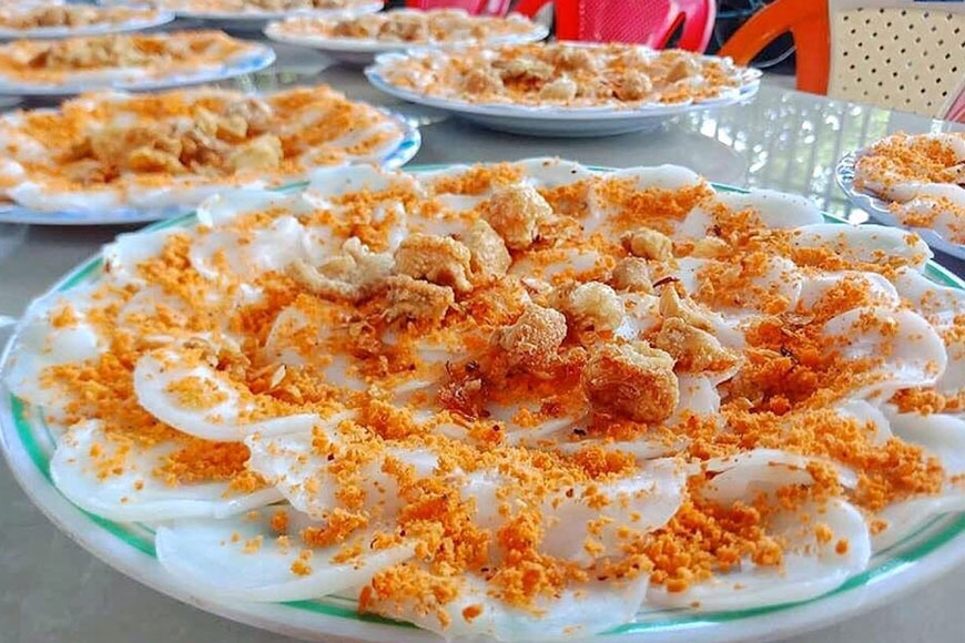 Hương vị thơm ngon của bánh bèo Quảng Bình. Ảnh: Sưu tầm 