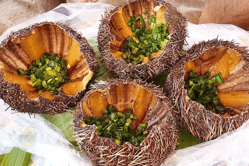 Món ăn từ biển cả. Ảnh: sưu tầm