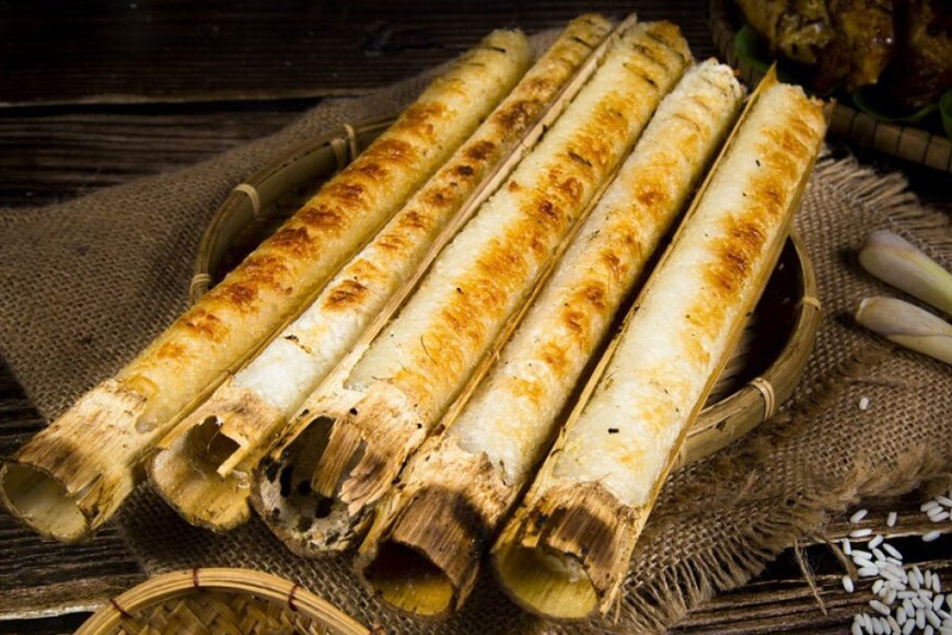 Đặc sản cơm lam Định Hóa. Ảnh: Sưu tầm